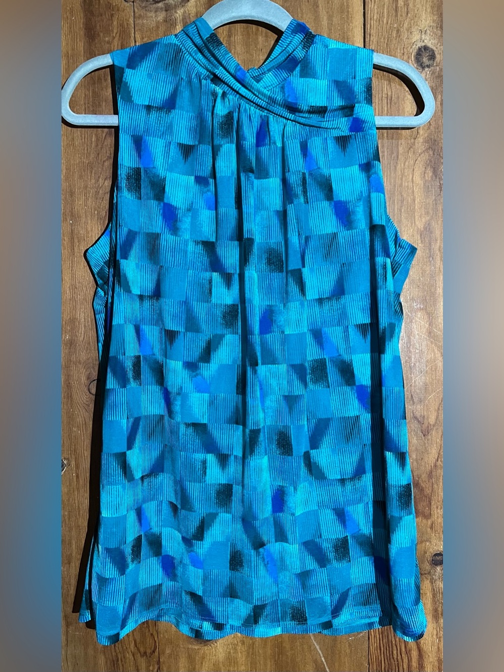Worthington Teal & Blue Sleeveless Tank